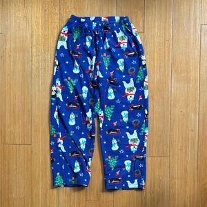Cat & Jack Blue Snowman Pajama Bottoms